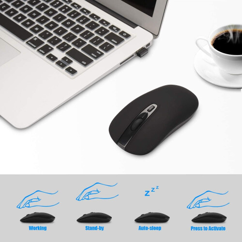 Wireless Mouse,2.4G Slim Portable Wireless Mouse 1