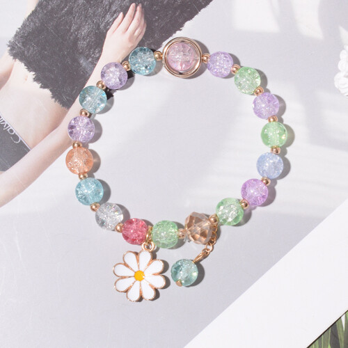 Small Daisy plastic bracelet jewelry trinkets