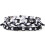 Black hand woven wax string bracelet trinket 1