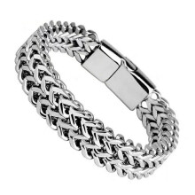 Men's double row square chain