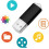 64GB USB Memory Stick USB 2.0 Flash Drive Thumb Drive Pen Drive 2