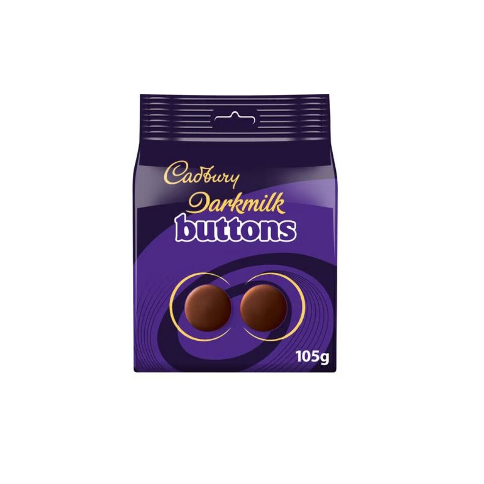 Cadbury Darkmilk Chocolate Giant Buttons Bag 105g(PACK OF 3)