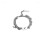 Men's personality spliced hip hop bracelet 1