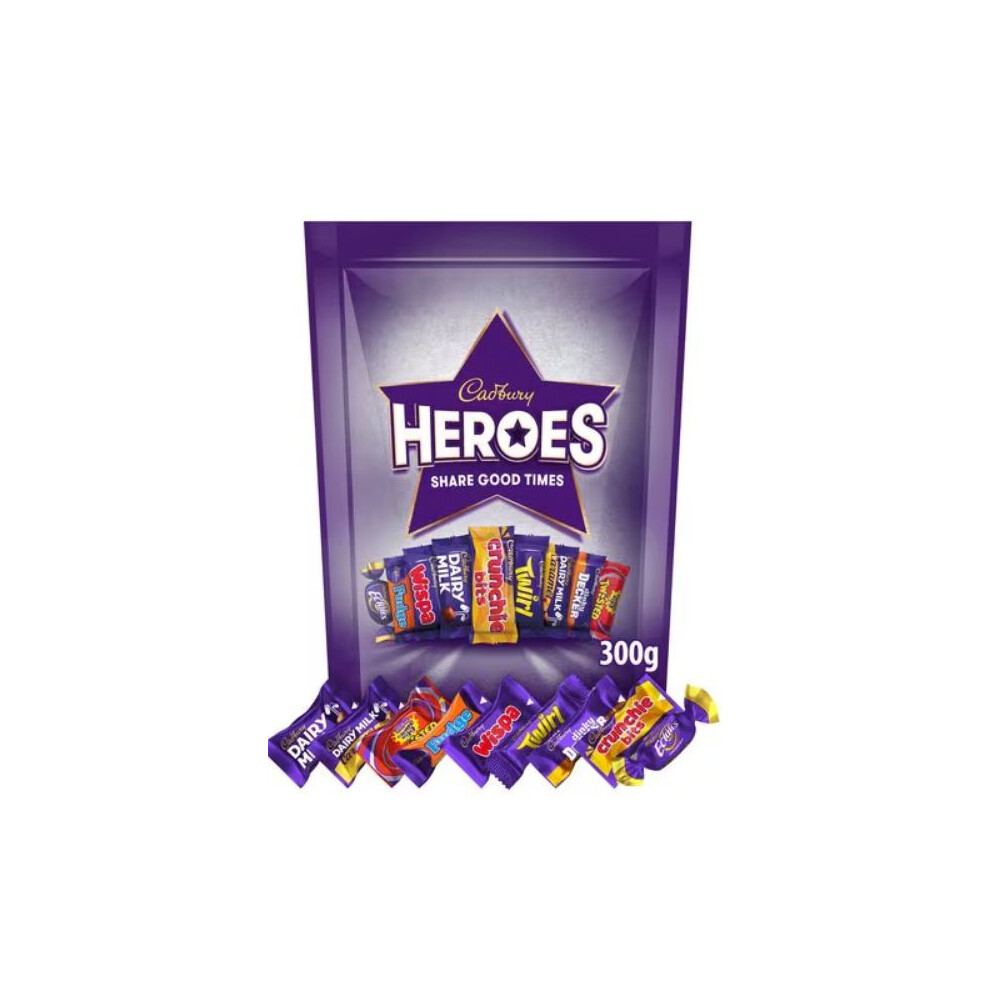 Cadbury Heroes Chocolate Pouch 300g (pack of 2)