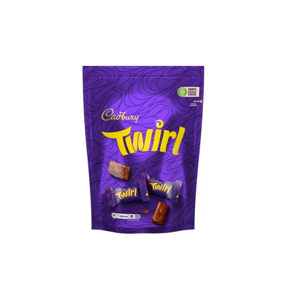 Cadbury Twirl Chocolate Pouch 300g (pack of 2)