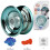 (Blue) Professional Unresponsive Yoyo, Alloy Yoyo, With Ring   Yoyo Strings 1