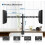 Support ergonomique pour écran LCD LED de 13 à 27 pouces pour bureau 3