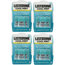 Listerine Cool Mint - Pastilles Breath Strips, Pack de 288 (12-24 Strips) - Fra?cheur instantan?e et pratique pour une haleine fra?che.
