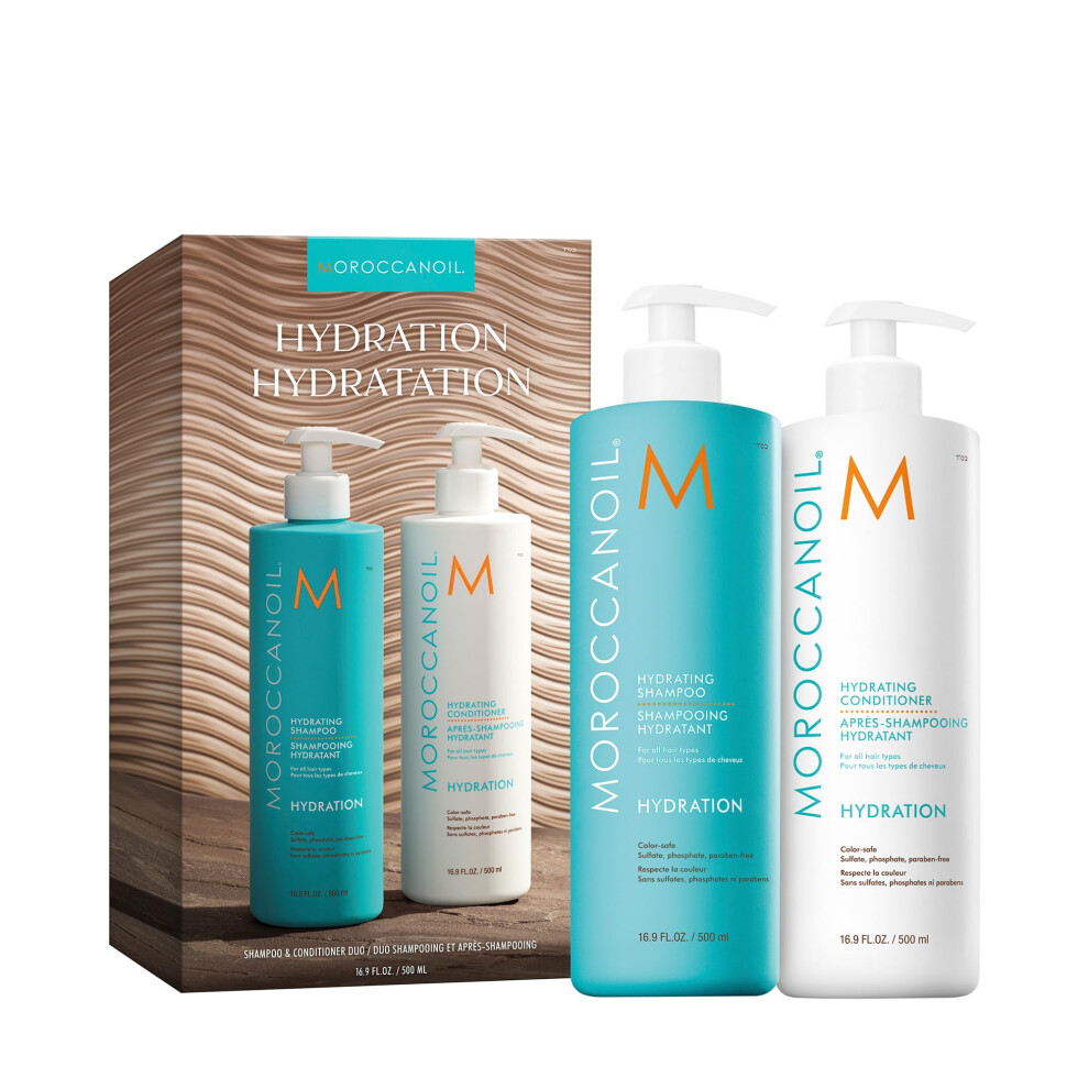 Moroccanoil Hydrating 500ml Shampoo and Conditioner Set