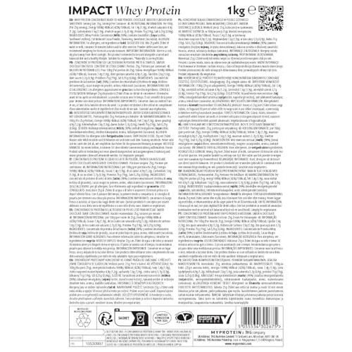 Myprotein MyProtein Impact Whey Protein - Chocolate Smooth 1kg - 40 Servings 2