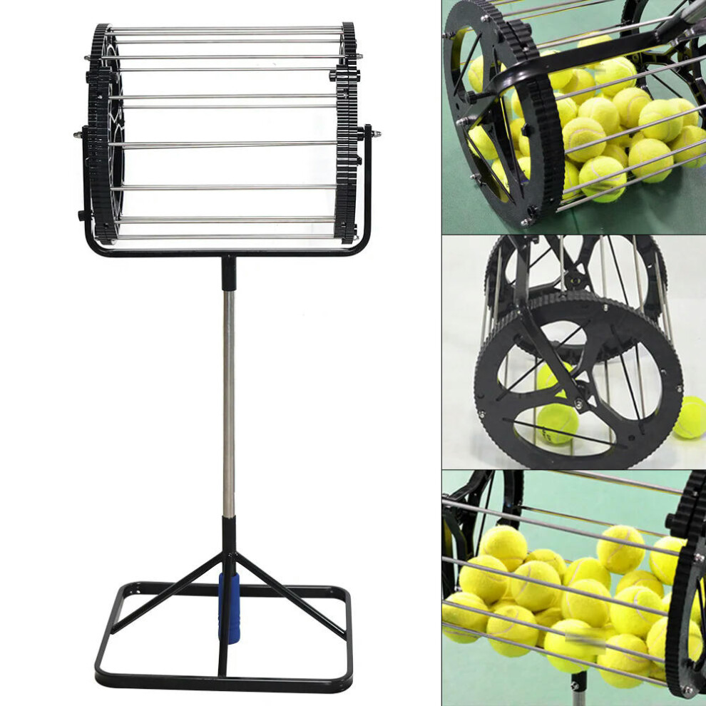 Tennis Ball Picker Collector, Long Handle Telescopic Ball Trainer, Pickup Basket Container, Picking Collecter