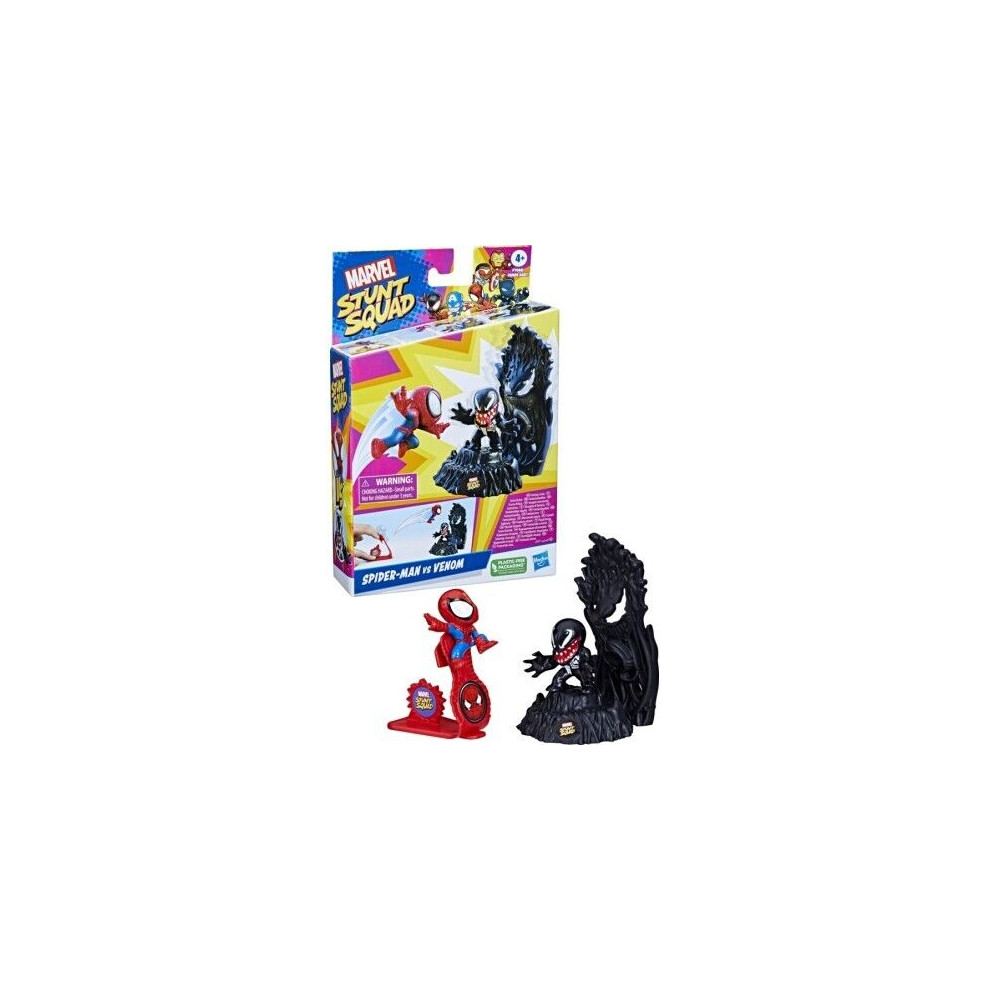 Hasbro (Spider-Man Vs Venom) Marvel Avengers Superhero Stunt Squad Figures