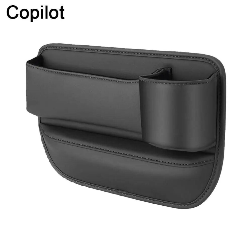 (Right Driver) Car Seat Gap Organizer Storage Box Pocket Multifunction Universal Wallet Keys Card Cup Phone Holder Auto Interior Accessories