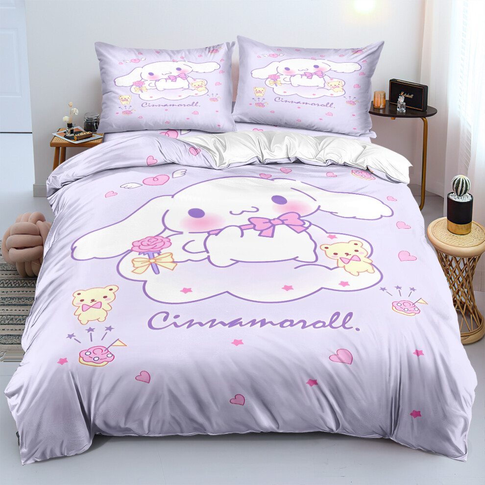 (Style 03, Single(135X200CM/2PCS)) Cinnamon dog Bedding Single Double Duvet Cover