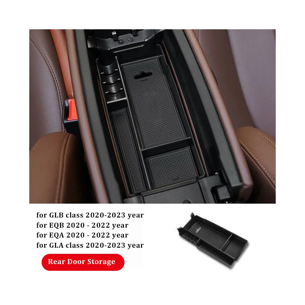 (Central Console 1PCS) ABS Door Side Storage Box for Mercedes Benz EQA300 EQB260 EQB350 GLB220 GLB200 GLA180 GLA220 GLB Class Interior Accessories