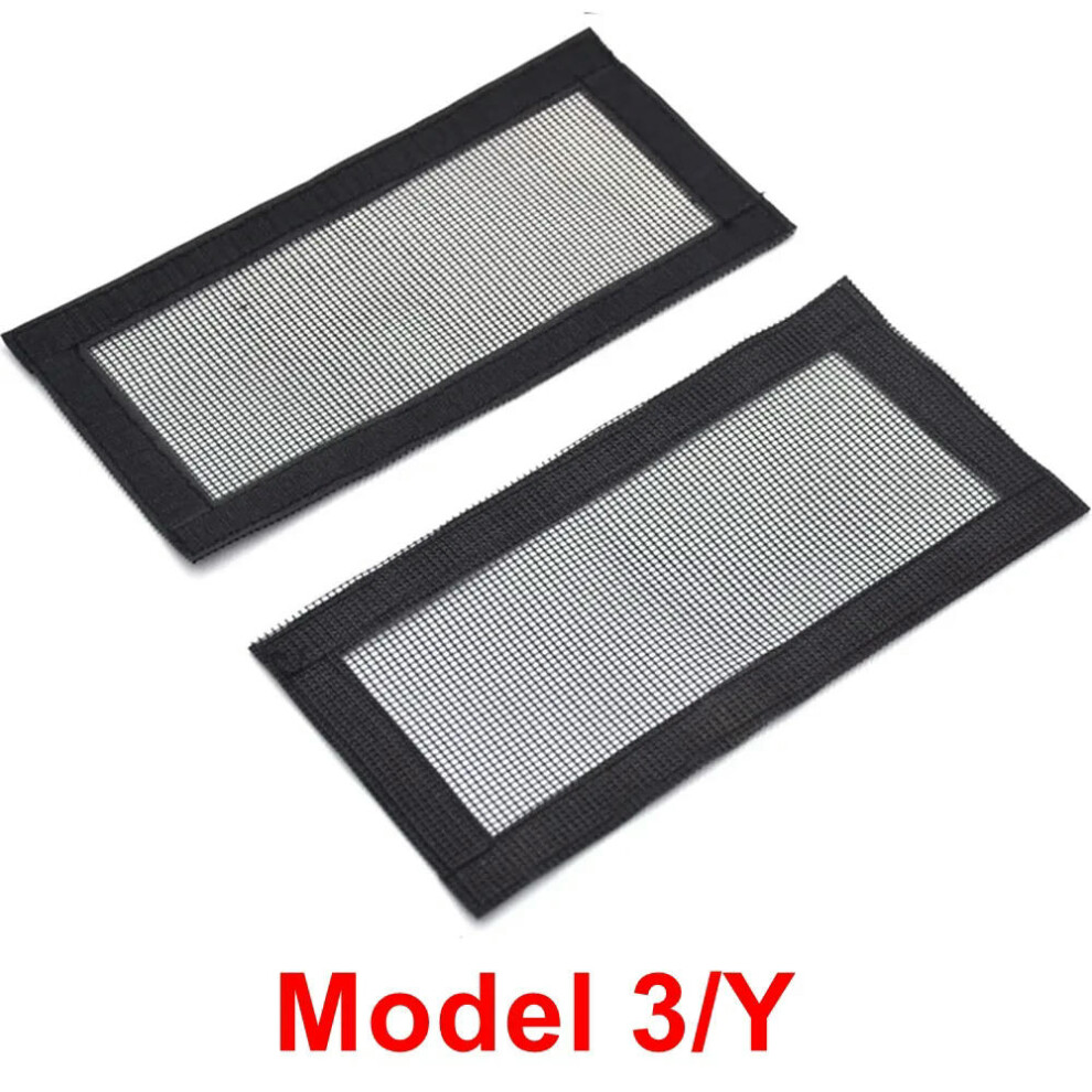 (2pcs) For Tesla Model 3 Y Air Vents Cover Under Seat Outlet Protector Anti-blocking Dust Mesh 2023 2022 2021 Interior Car Accessories