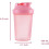 Protein-Shaker-Flasche mit Edelstahl-Mischkugel 4