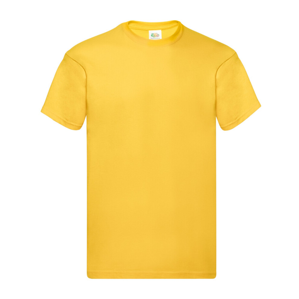 Fruit Of The Loom Men's Multicoloured (Xl, Sunflower) Original T-Shirt