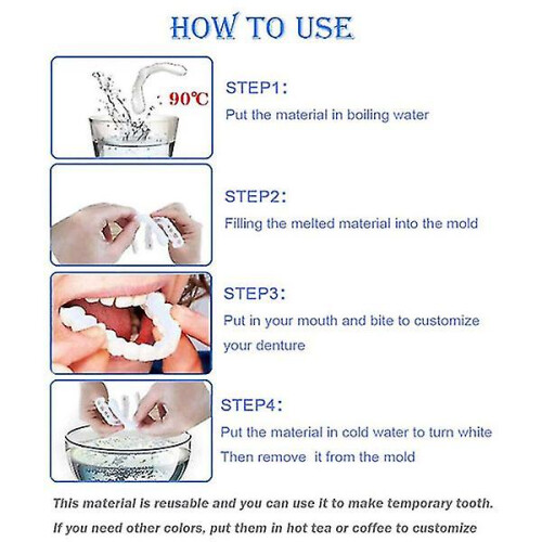 Up/down Comfort Fit Flex Whitening Denture Braces 2