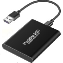 External Hard Drive 2tb Portable Waterproof And Shockproof -black