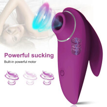 (Purple) Sucking Vibrator Sex Toy for Women Vibrating clit Sucker Clitoris Stimulator Oral Vacuum Suction vibration for Female Adults