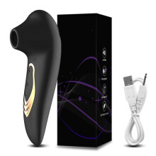 (GM22-BK-BOX) Powerful Clitoris Sucker Nipple Vibrator Female Vagina Sucking Vacuum Stimulator Tidal Masturbator Sex Toys for Women Adults 18