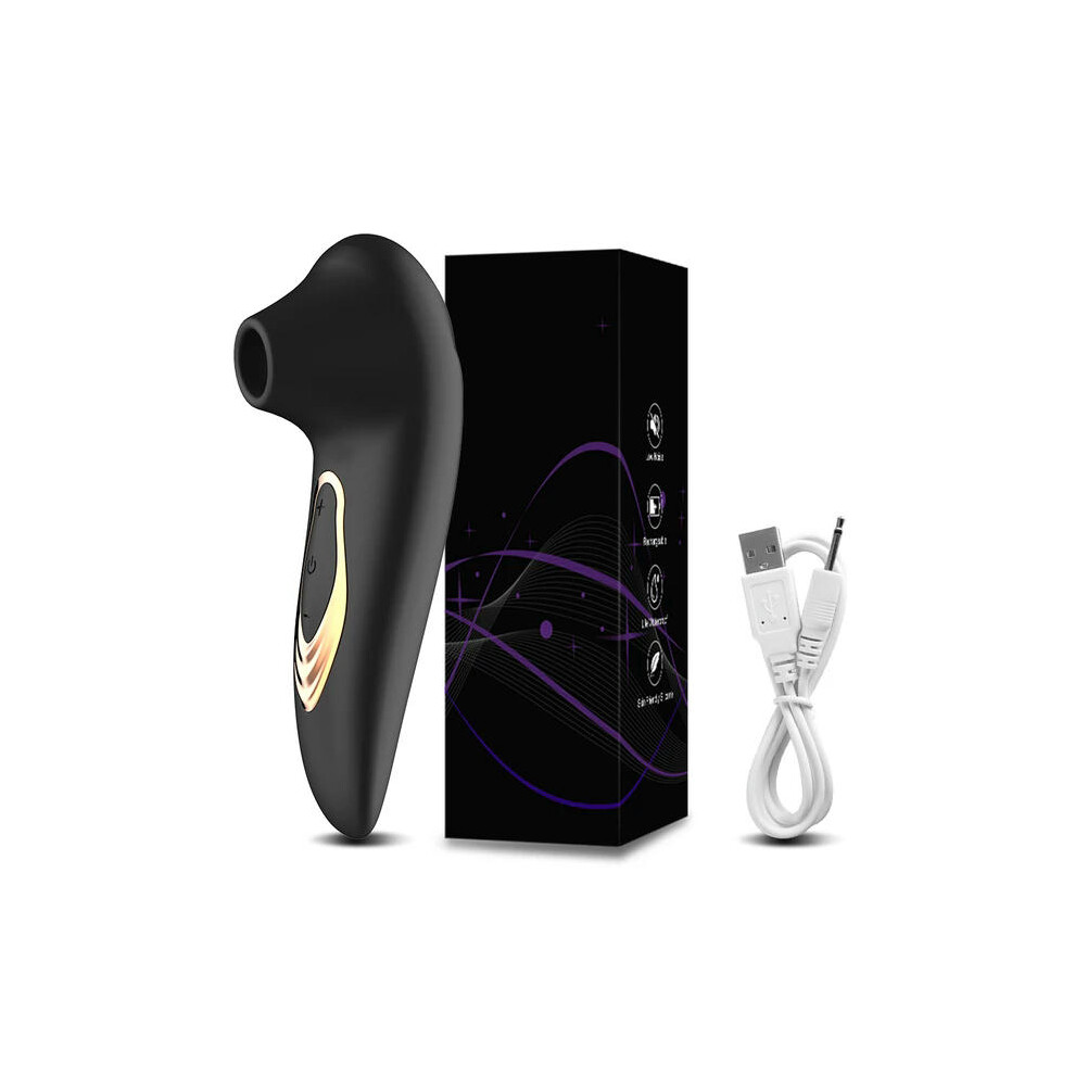 (GM22-BK-BOX) Powerful Clitoris Sucker Nipple Vibrator Female Vagina Sucking Vacuum Stimulator Tidal Masturbator Sex Toys for Women Adults 18