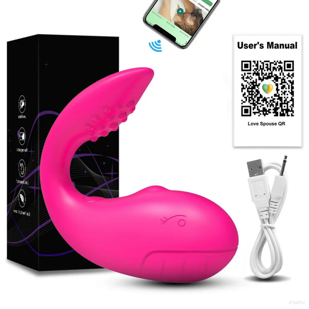 (TD042-APP-RD-BOX-JIT) Sex Toys Bluetooth Female Vibrator Egg APP Control G Spot Stimulator  Dildo Vibrating Vagina Balls Adult Goods for Women Pantie