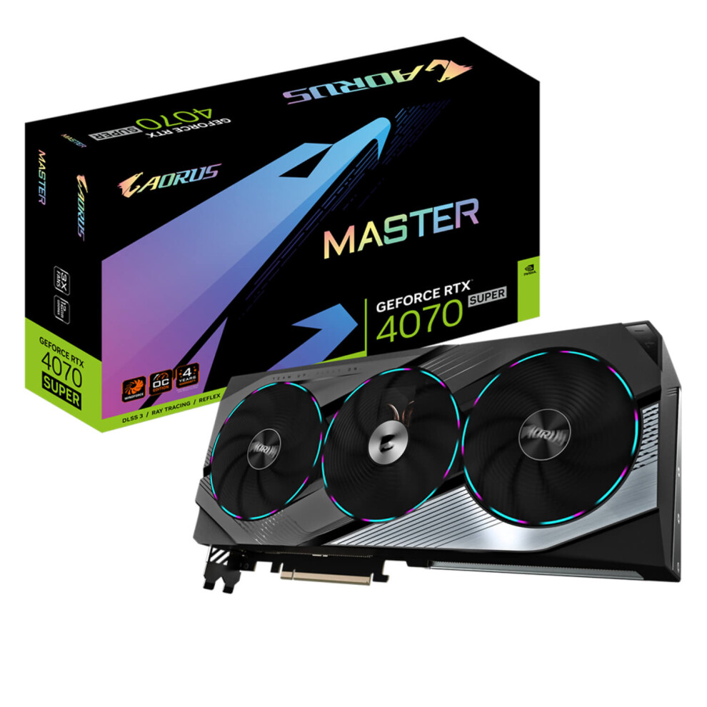 Gigabyte GeForce RTX 4070 SUPER MASTER GDDR6X GV-N407SAORUS M-12GD