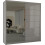 MN Furniture (180 cm ) Modern White High Gloss Sliding Mirror Wardrobe 1