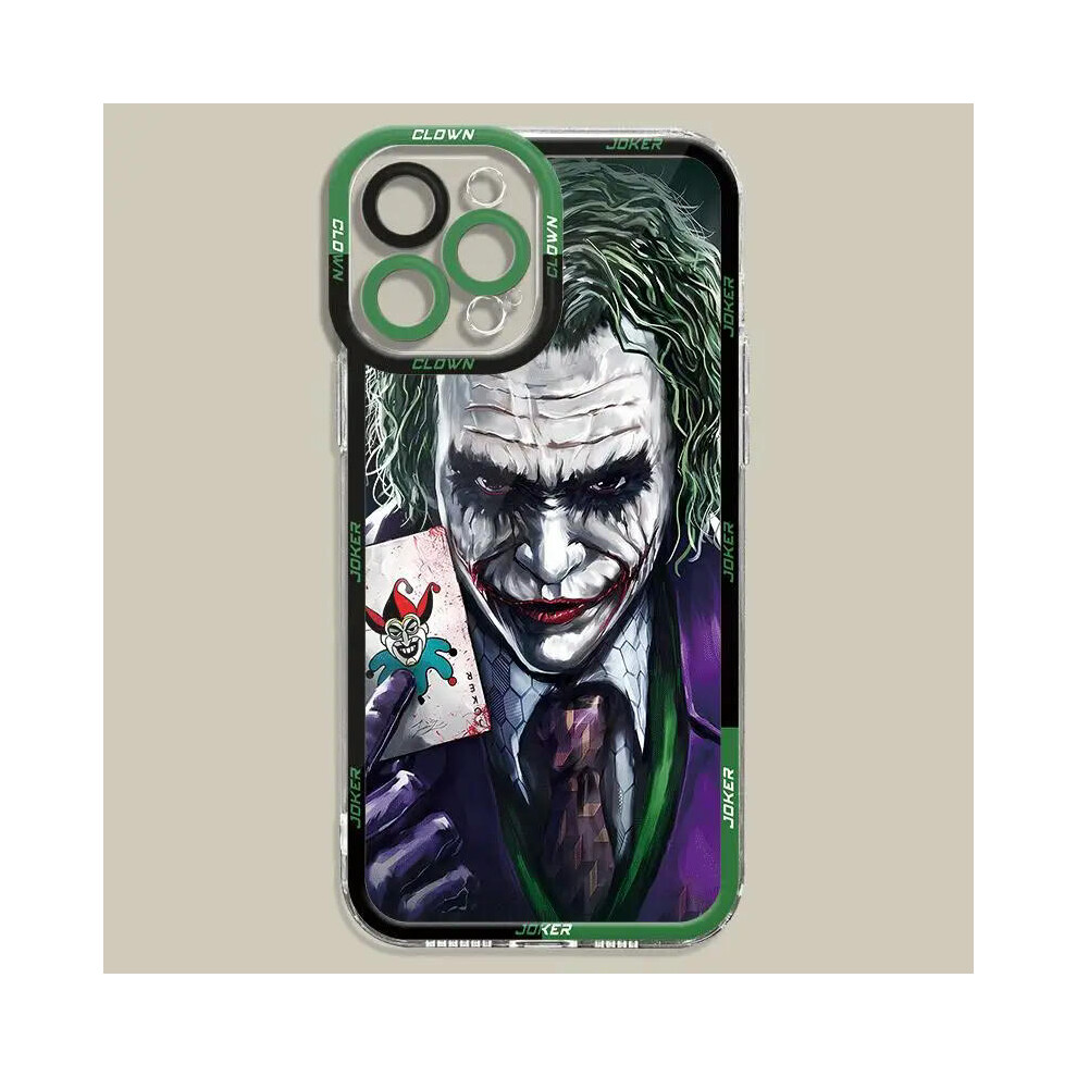 (iPhone SE 2022 , X04) DC Movie J-Joker Phone Case for Apple iPhone 15 Pro Max 13 14 Plus 12 Mini 11 Pro XR 8 SE 7 6S XS MAX Matte Shockproof Cover