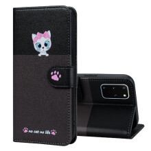 (Gray ) Case for Samsung Galaxy S20 Plus Shockproof Wallet Flip Cover Simple Business Leather Case
