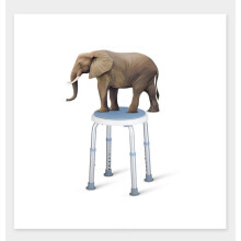 HEALTHCARE Tabouret de bain/douche arrondi rotatif avec siège pivotant