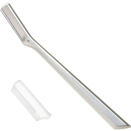 Facial Razor Dermaplaner with 3 spare blades silver 2