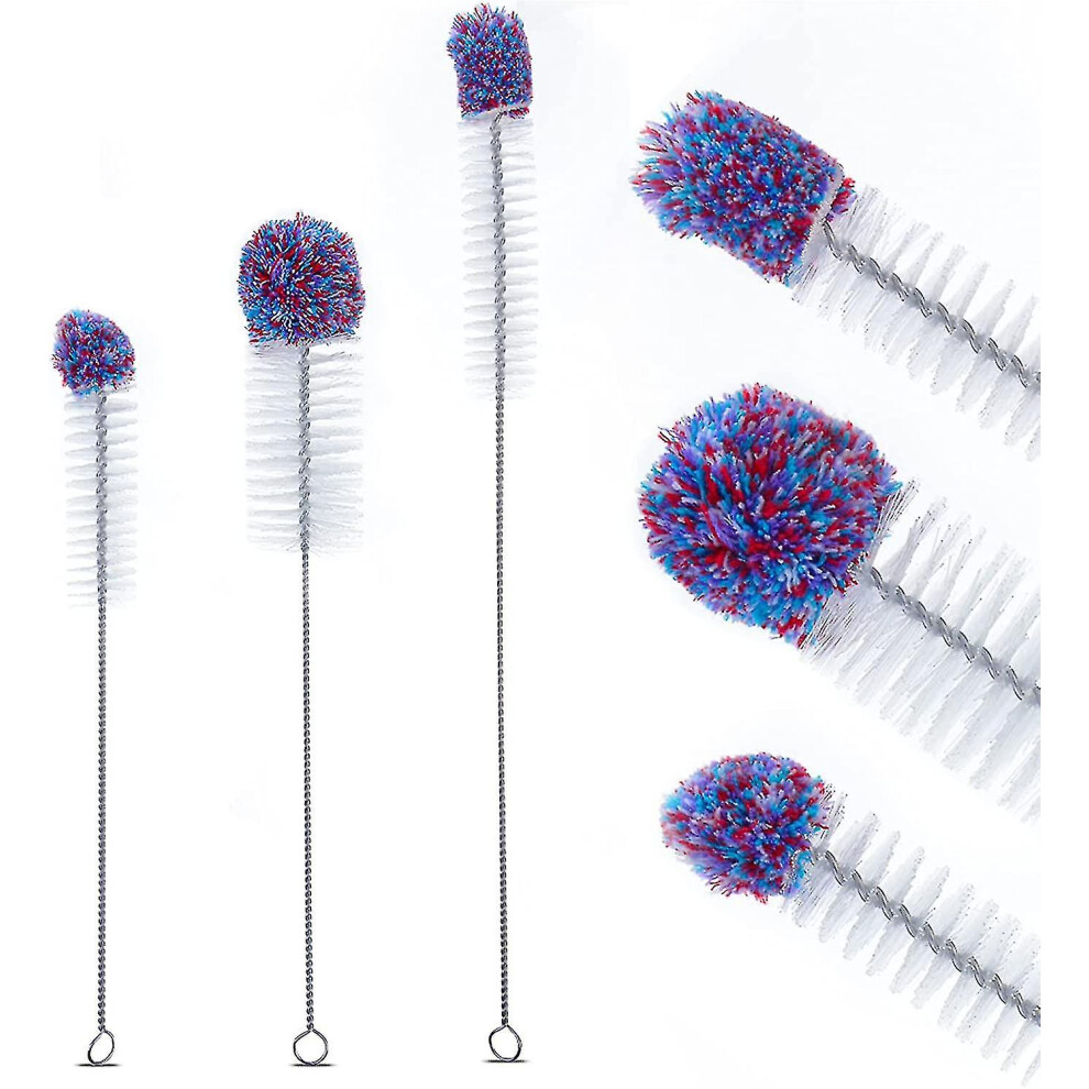 Bottle Cleaner Cleaning For Bottles Tube Cleaning Brush Bottle Brush Cleaning Swab Suitable For Bottles, Bottles, Test Tubes, Purple