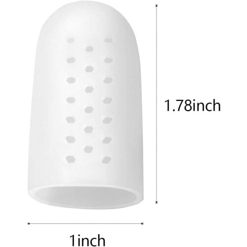 BigToe Cap,10Pcs Breathable Toe Protector Toe Cover Sleeves with Holes 2