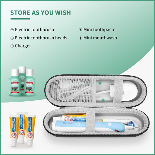 Electric toothbrush case, storage case, portable holder, travel case 1