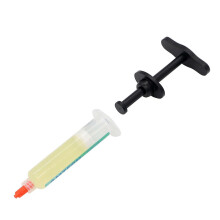 Durable Flux Mate Manual Syringe With 3pcs Needle Metal Plunger Dispenser Tools