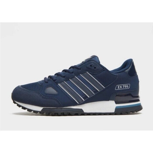 UK 9) Adidas Originals ZX 750 Navy-White-Black on OnBuy