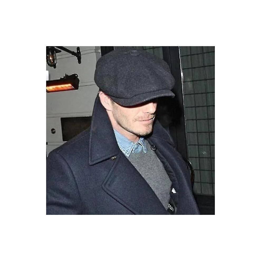 (Black, L 58-60CM) Gatsby Woolen Golf Driving Flat Beret Hats's-image-OPC-PDT6XHH-NEW