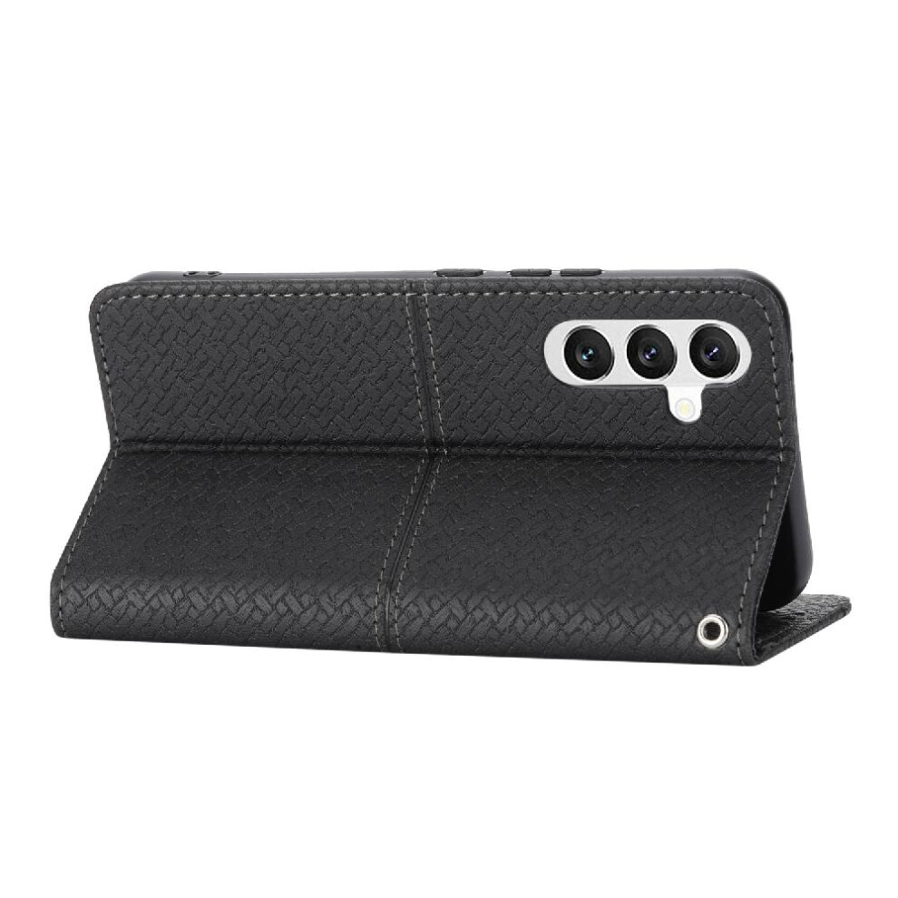 (Black) Case For Samsung Galaxy A34 5G Credit Card Holder Pu Leather Cover Flip Folio Book Hand Wallet Black 764762693114