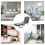 3-in-1 Folding Single Sofa Bed Chair Modern Fabric Lounge Sleeper 7