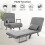 3-in-1 Folding Single Sofa Bed Chair Modern Fabric Lounge Sleeper 6