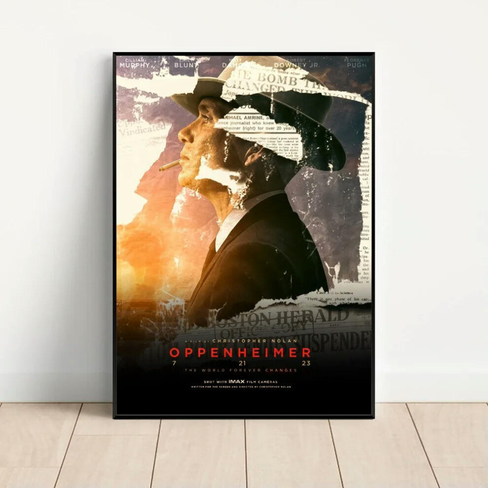 (z3, 57x90cm) 2023 Oppenheimer Poster Kraft Club Bar Paper Vintage Poster Wall Art Painting Bedroom Study Stickers