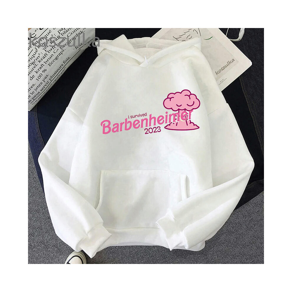 (7556, XS) Barbenheimer Oppenheimer Hoodies Printed novely graphic  men/women Hoodies Sweatshirts unisex Pullovers Long Sleeve Streetwear