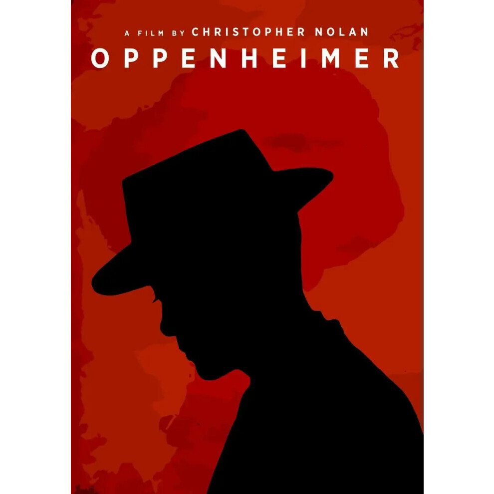 (50x70cm Unframed, 7) Oppenheimer Biography Movie Posters and Prints Modern Movie Cover Canvas Painting Wall Art  Picture for Living Room Office Decor