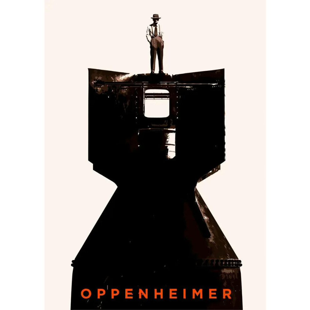 (30x42cm Unframed, 10) Oppenheimer Biography Movie Posters and Prints Modern Movie Cover Canvas Painting Wall Art  Picture for Living Room Office Deco