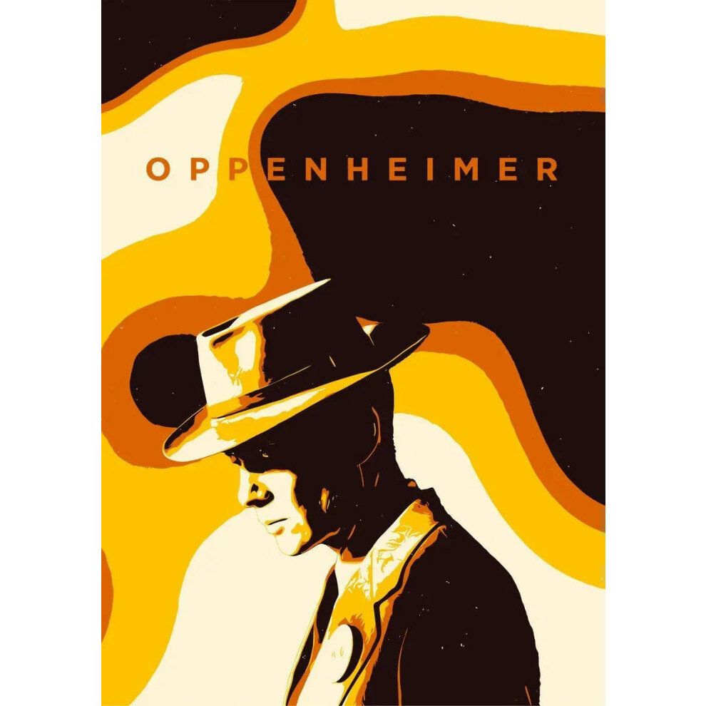 (20X30cm Unframed, 24) Oppenheimer Biography Movie Posters and Prints Modern Movie Cover Canvas Painting Wall Art  Picture for Living Room Office Deco