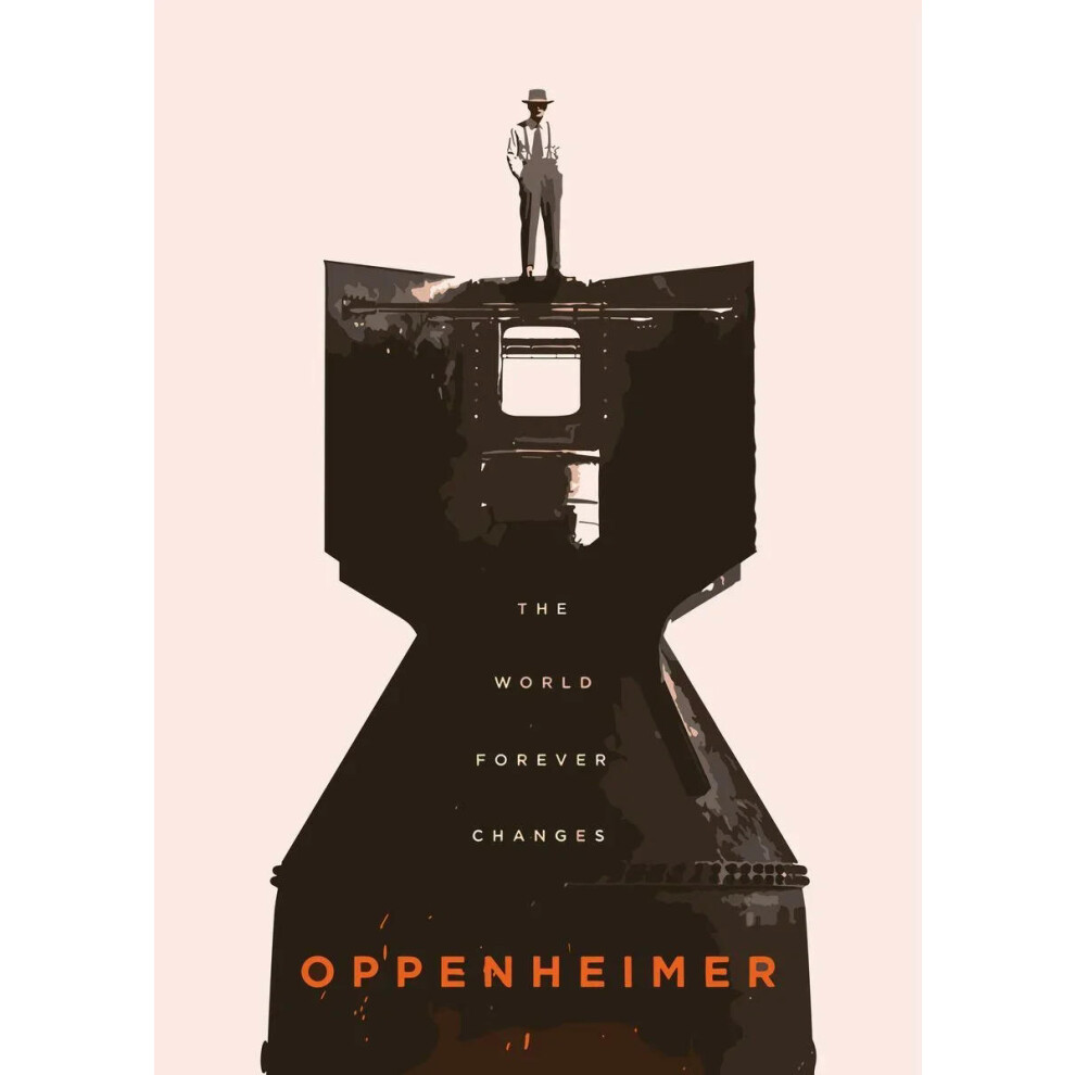 (40x60cm Unframed, 27) Oppenheimer Biography Movie Posters and Prints Modern Movie Cover Canvas Painting Wall Art  Picture for Living Room Office Deco