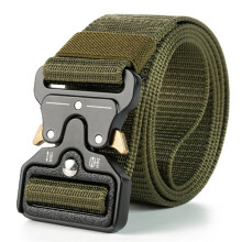 (Army green) 46inch Men's Tactical Belt Nylon
